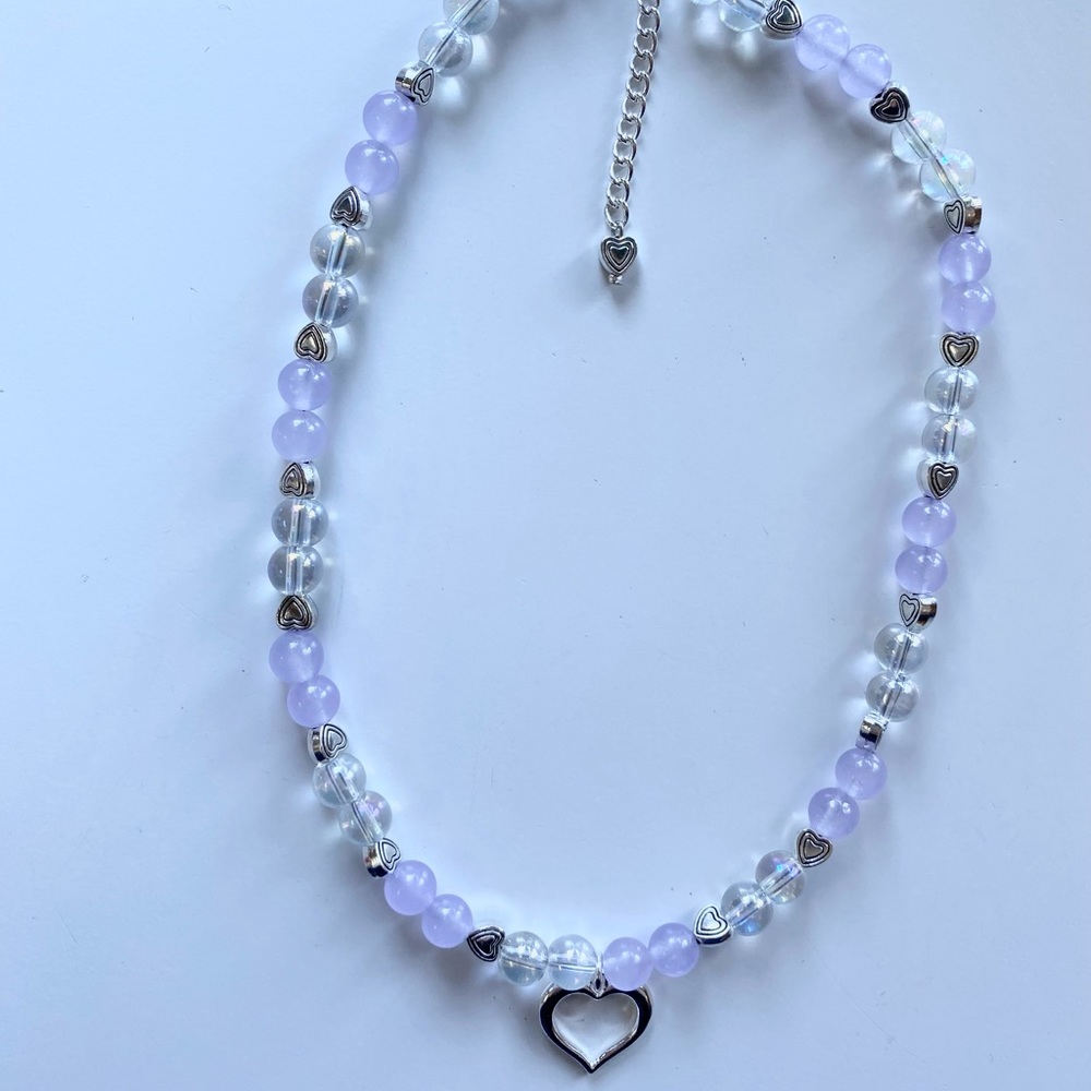 ❣︎ Purple love necklace ❣︎